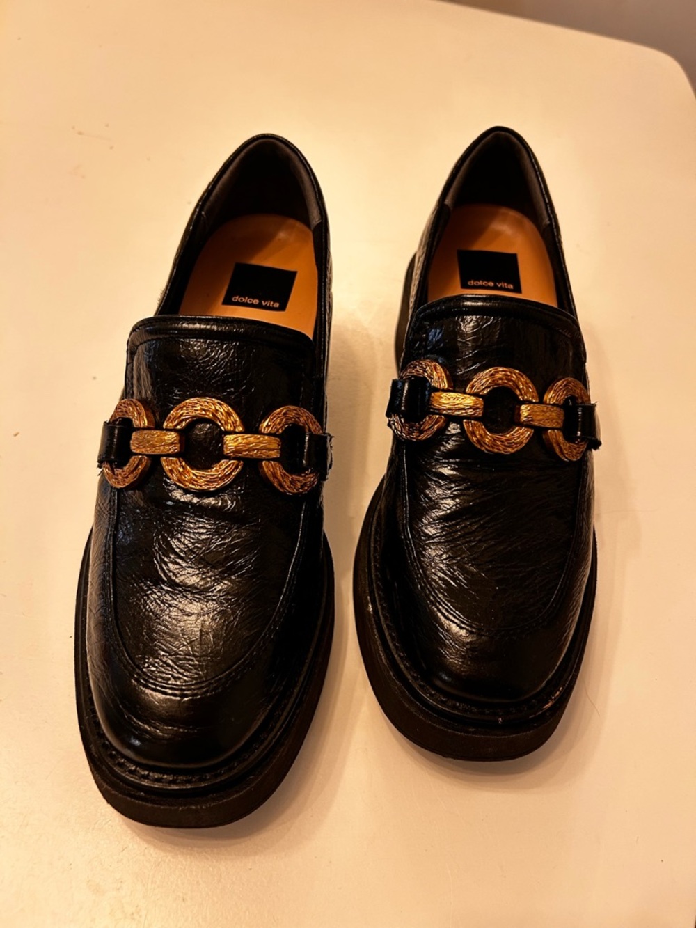 Dolce Vita Loafers Sheena Crinkle Patent